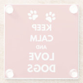 保愛犬 ガラスコースター (裏面)