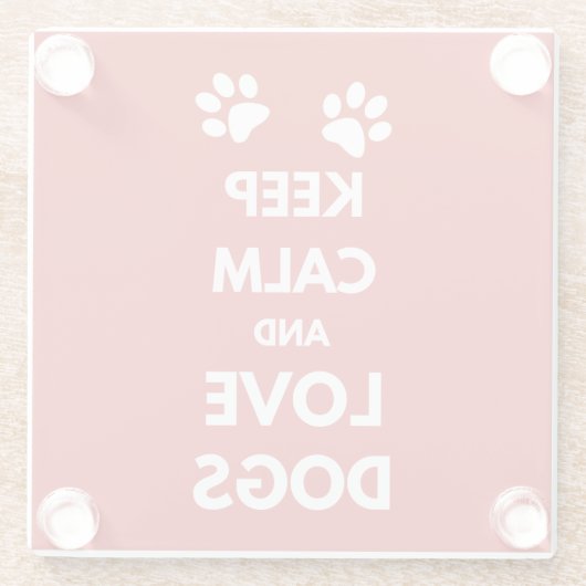 保愛犬 ガラスコースター (裏面)