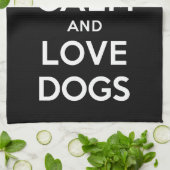 保愛犬 キッチンタオル (折り畳み)