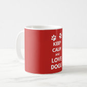 保愛犬 コーヒーマグカップ (正面左)