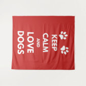 保愛犬 タペストリー (正面(横))