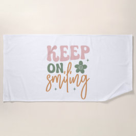 保感動的引用文白 ビーチタオル