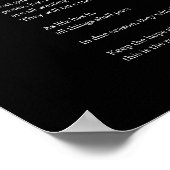 保感動的息の詩の壁 ポスター (角)