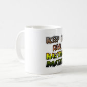 保感動的It実在 Hakuna Matata コーヒーマグカップ (正面左)