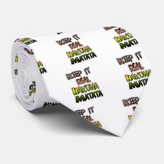 保感動的It実在 Hakuna Matata ネクタイ (ロール)