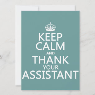 保感謝していCalmと Your Assistant – 任意の色 招待状
