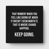 保成功やる気を起こさせる フォトプラーク (正面)