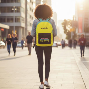 保成長する保バックパック保 プリントバックパック