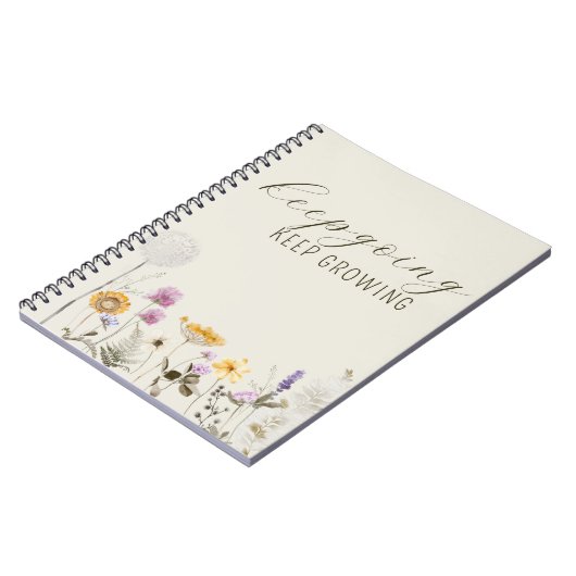 保成長保する引用文野花 ノートブック (左側)