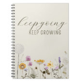 保成長保する引用文野花 ノートブック (正面)