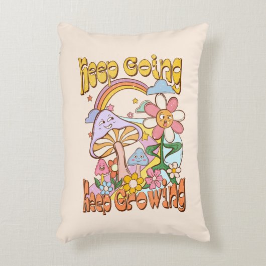 保成長保中 | キノコとフローラ アクセントクッション (正面(垂直))