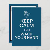 保手を落ち着けて洗う ポストカード (正面/裏面)