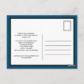 保手を落ち着けて洗う ポストカード (裏面)