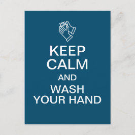 保手を落ち着けて洗う ポストカード