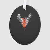 保持ハートクラシック オーナメント (正面)