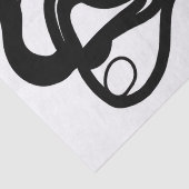 保持パターン：抽象芸術ブラック、ホワイト、グレー、レッド 薄葉紙 (詳細)