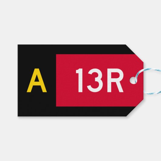 [保持ポイント記号A13R] ギフトタグ (正面(横))