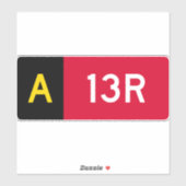 [保持ポイント記号A13R] シール (シート)