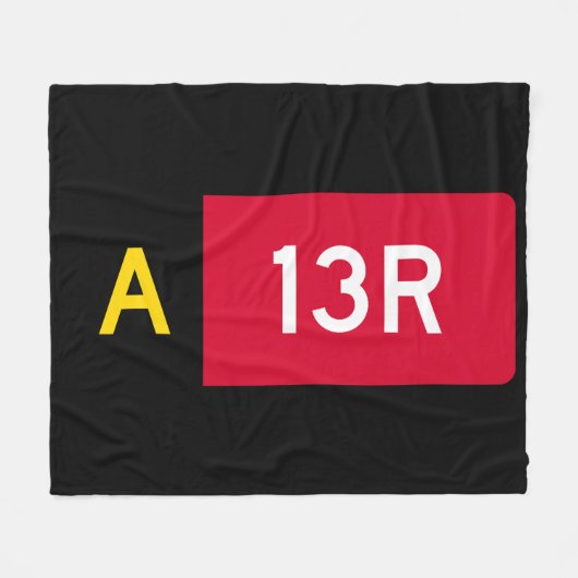 [保持ポイント記号A13R] フリースブランケット (正面(横))