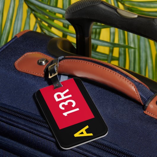 [保持ポイント記号A13R] ラゲッジタグ (正面インサイチュ1)