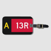 [保持ポイント記号A13R] ラゲッジタグ (正面横)