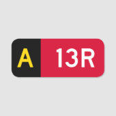 [保持ポイント記号A13R] 名札 (正面)