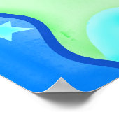 保救地球環境芸術 ポスター (角)