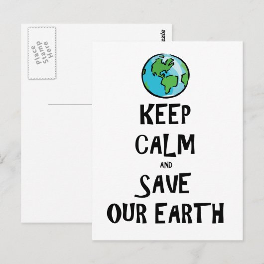 保救地球 ポストカード (正面/裏面)