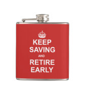 保救早く引退する フラスク (正面)