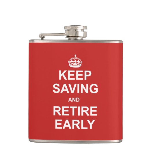 保救早く引退する フラスク (正面)