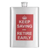 保救早く引退する フラスク (正面)