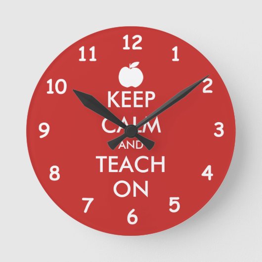 保教えのカスタム時計 ラウンド壁時計 (正面)