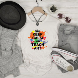 保教えアトカラフルスプラッツ Tシャツ