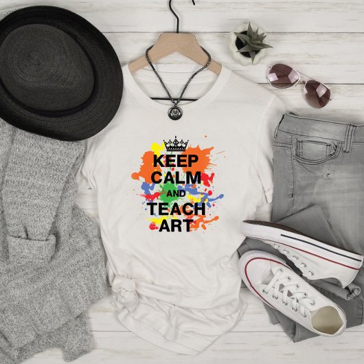 保教えアトカラフルスプラッツ Tシャツ