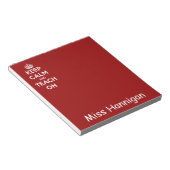 保教え赤 ノートパッド (アングル)