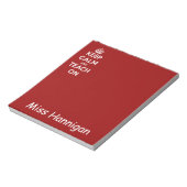 保教え赤 ノートパッド (回転)