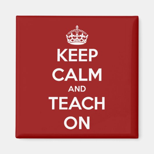 保教え赤 マグネット (正面)