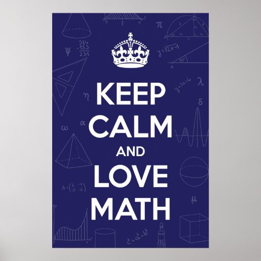 保数学を愛する ポスター (正面)