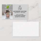保有マネーバッグ | 植物の変更 名刺 (正面/裏面)