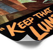 保木材来- – 第二次世界大戦 ポスター (角)