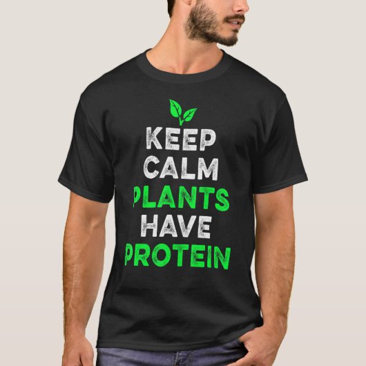保植物はオーガニックV Tシャツ (正面)