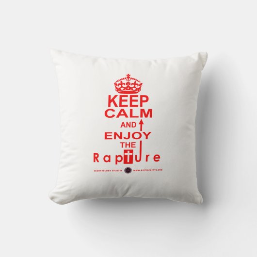 保楽しむ歓喜 クッション (正面)