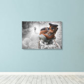 保歩く キャンバスプリント (インサイチュ (ウッドフロア))