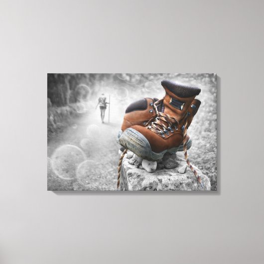 保歩く キャンバスプリント (正面)