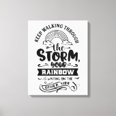 保歩く キャンバスプリント (正面)