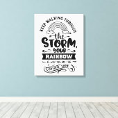 保歩く キャンバスプリント (インサイチュ (ウッドフロア))