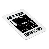 保歯が綺麗 マグネット (右側)