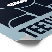 保歯の清掃 – WPA ポスター (角)