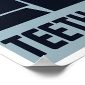 保歯の清掃 – WPA ポスター (角)