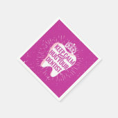 保歯医者に抱きしめて スタンダードカクテルナプキン (角)